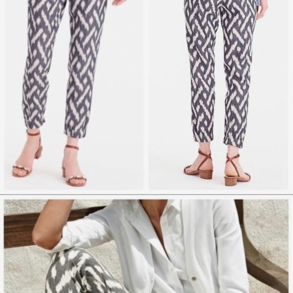 JCrew Ikat Pants - Picture 2 of 4